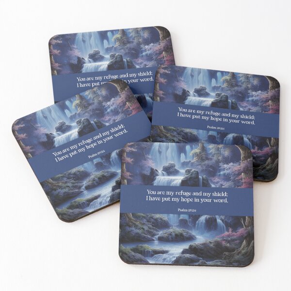Item preview, Refuge and shield Psalm 119:114 (Hope Series) designed and sold by WideIsTheGate.