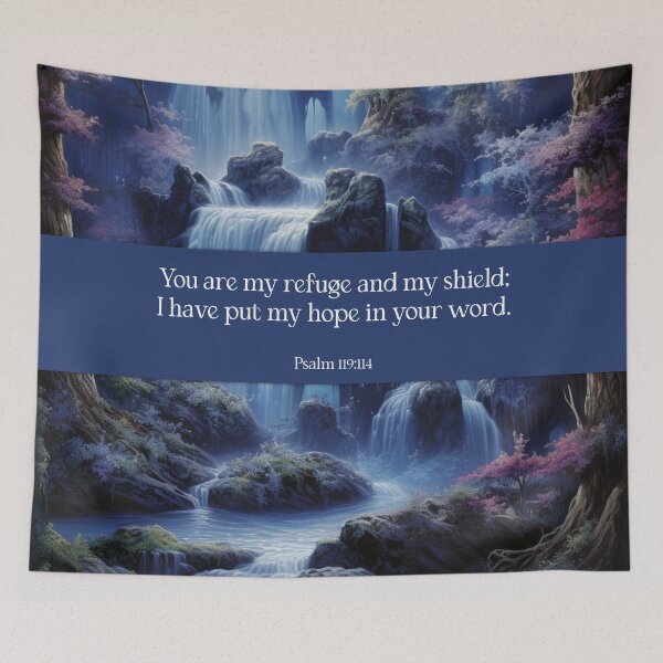 Item preview, Refuge and shield Psalm 119:114 (Hope Series) designed and sold by WideIsTheGate.