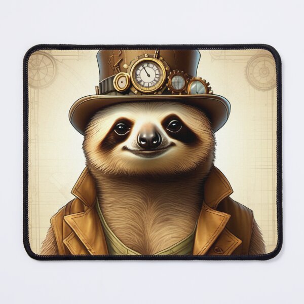 Item preview, Steampunk Sloth designed and sold by TeachersCubby.