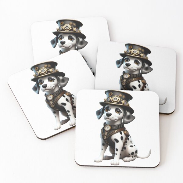 Item preview, Steampunk Dalmatian Puppy designed and sold by TeachersCubby.