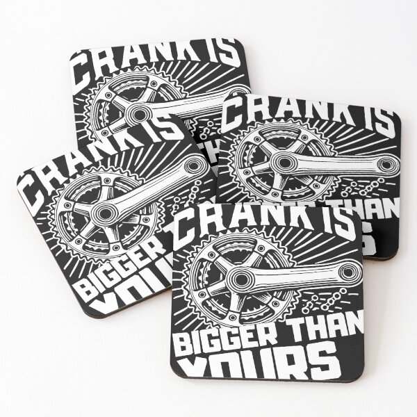 Item preview, My Crank is Bigger Than Yours" Funny Cycling designed and sold by Triathlongram.