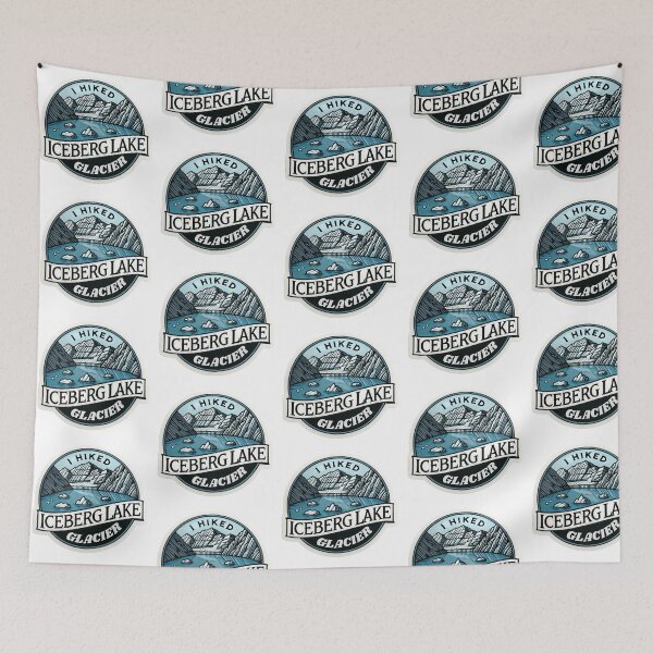 Item preview, I Hiked Iceberg Lake Glacier National Park designed and sold by BrinaandPops.