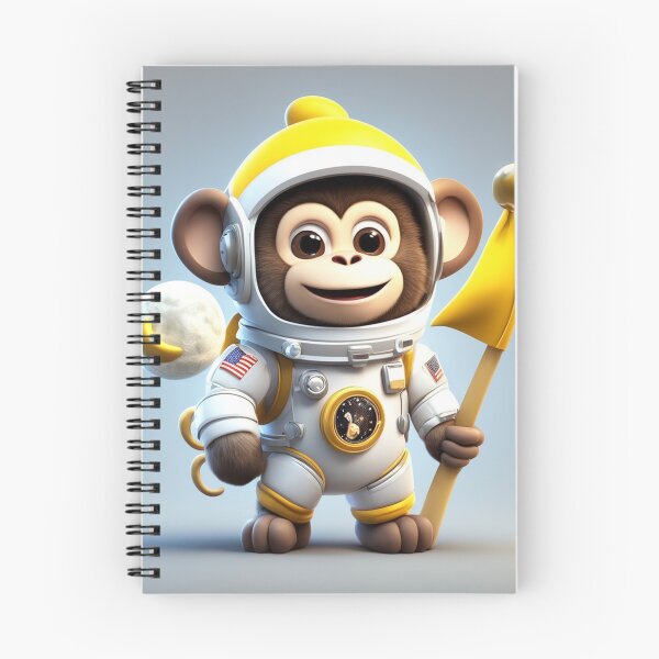 Item preview, Cute Monkey Astronaut Holding Banana Flag and Moon Coffee Cartoon Vector Icon designed and sold by hjian8219.