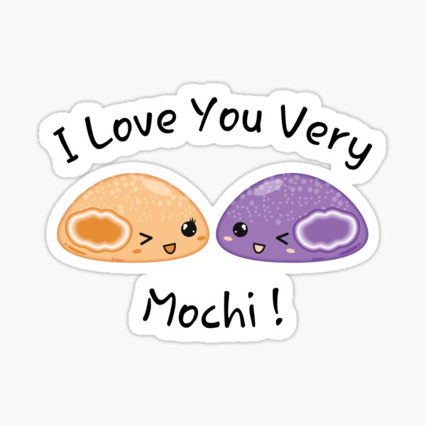 I Love you very much mochi Sticker