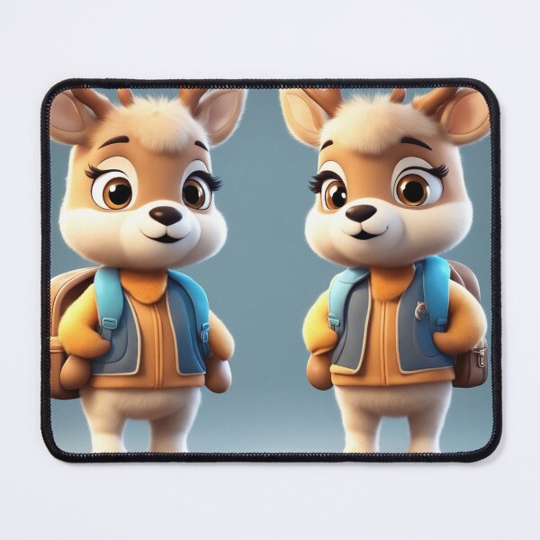 Item preview, Cute Deer Student Going to School Cartoon Vector Icon designed and sold by hjian8219.