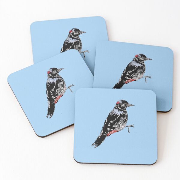 Item preview, Great Spotted Woodpecker Black Alternate Design  designed and sold by designsasstultd.
