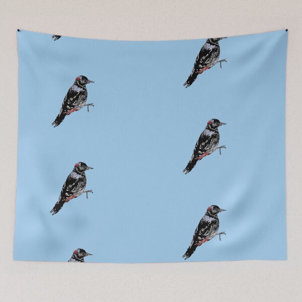 Item preview, Great Spotted Woodpecker Black Alternate Design  designed and sold by designsasstultd.