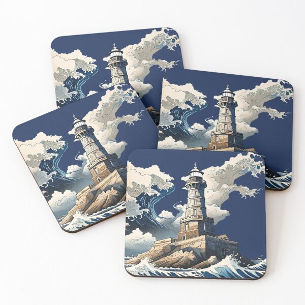 Item preview, Katsushika Hosukai The Lighthouse of Alexandria designed and sold by Jese345.