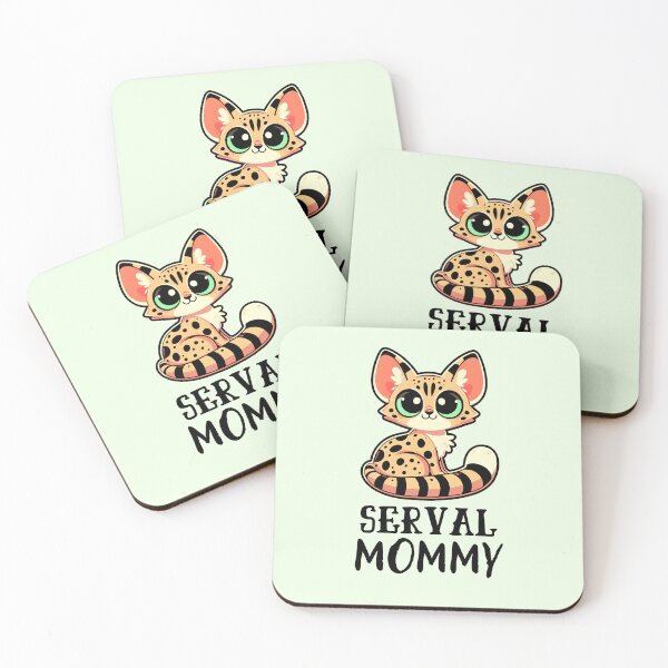 Item preview, Serval Lover Gift #ServalLover #ServalOwner #ServalMom #ServalDad #Serval designed and sold by Anna Halasek.