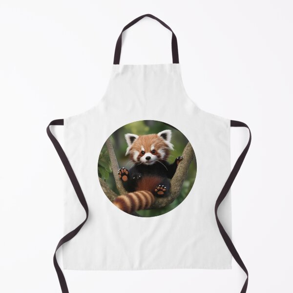 Item preview, Cute animals - Kawaii Red Panda Sitting On Tree Graphic designed and sold by Kurczaq-Shop.
