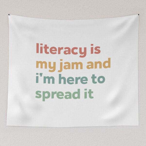 Item preview, Literacy Is My Jam And I'm Here To Spread It designed and sold by faridman.