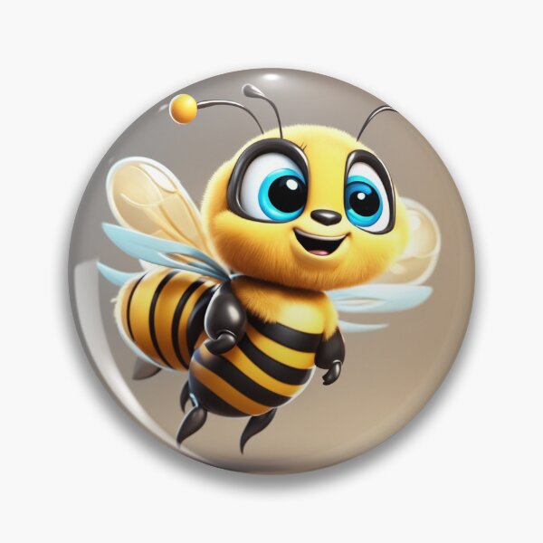 Item preview, Cute Honey Bee Flying with Rocket Cartoon Vector Icon designed and sold by hjian8219.