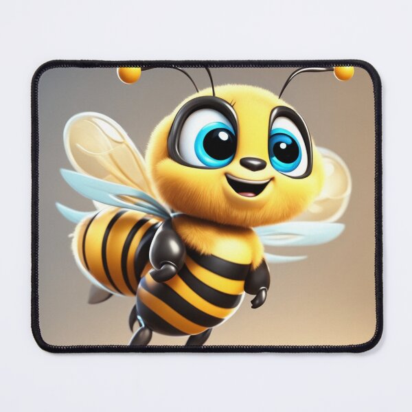 Item preview, Cute Honey Bee Flying with Rocket Cartoon Vector Icon designed and sold by hjian8219.