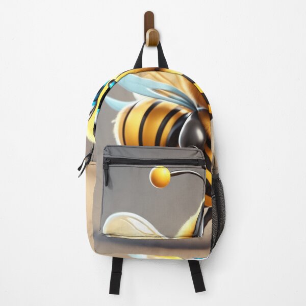 Item preview, Cute Honey Bee Flying with Rocket Cartoon Vector Icon designed and sold by hjian8219.