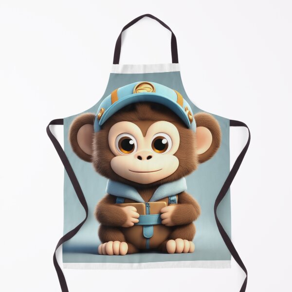 Item preview, Cute Monkey Courier Shipping Package Cartoon Vector Icon designed and sold by hjian8219.