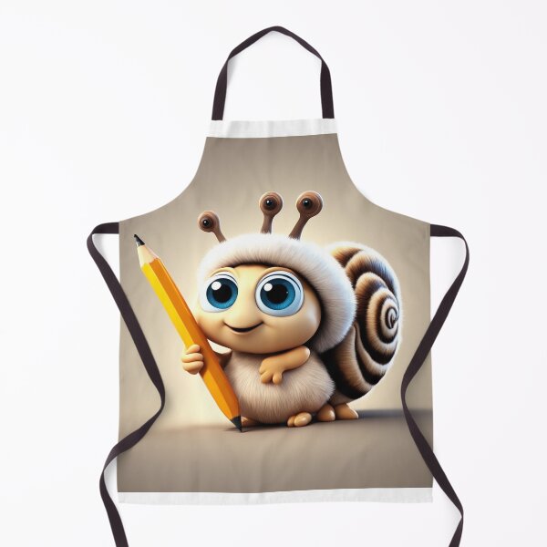 Item preview, Cute Snail Holding Pencil Cartoon Vector Icon designed and sold by hjian8219.