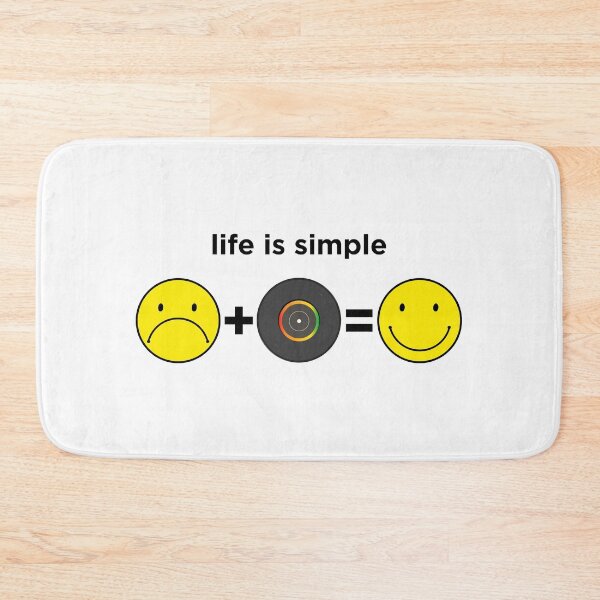 Item preview, Cool DJ and Musicians T-Shirt - Life is Simple Equation with Vinyl Record designed and sold by paulo silveira.
