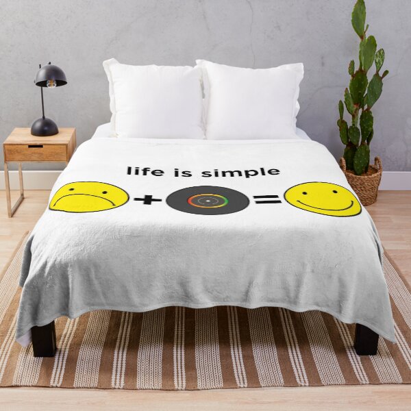 Item preview, Cool DJ and Musicians T-Shirt - Life is Simple Equation with Vinyl Record designed and sold by paulo silveira.