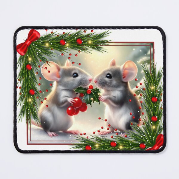 Item preview, Adorables ratones navideños designed and sold by SableBlu.