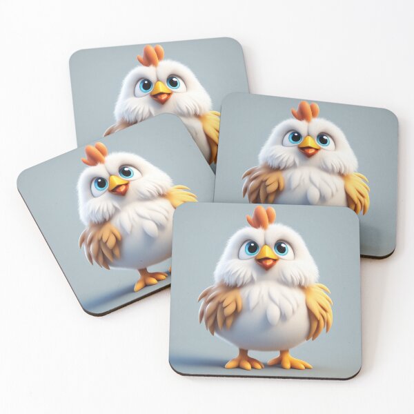 Item preview, Cute Chicken Standing Cartoon Vector Icon designed and sold by hjian8219.