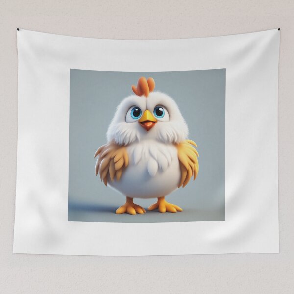 Item preview, Cute Chicken Standing Cartoon Vector Icon designed and sold by hjian8219.