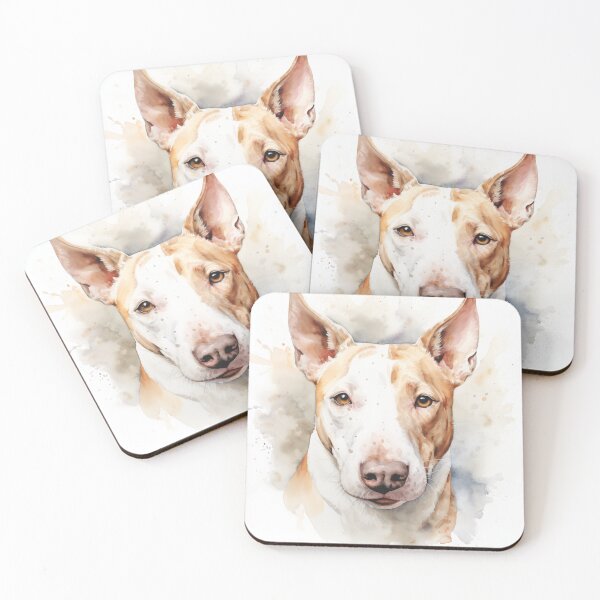 Artikelvorschau, Bullterrier-Porträt (Design 2) entworfen und verkauft von Samuelsboro.