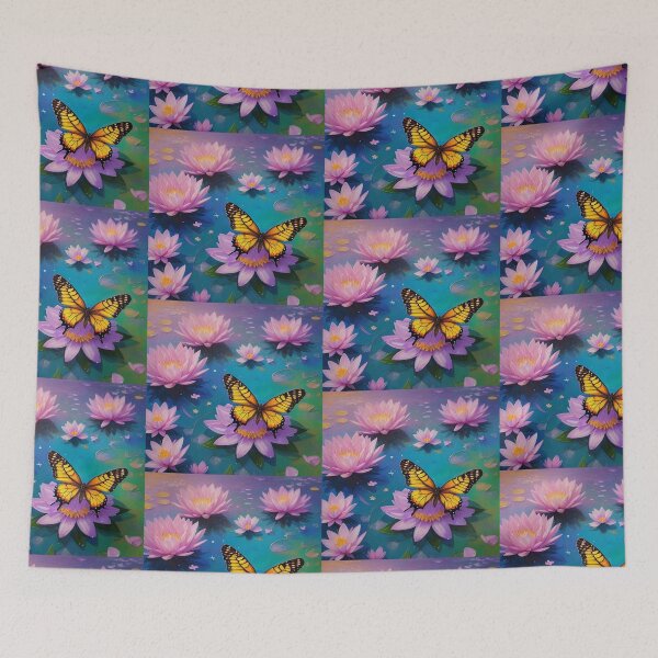 Item preview, Swallowtail in Water Lilies designed and sold by IvaRenee.