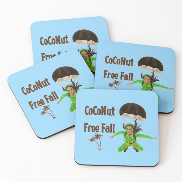 Item preview, Free fall from a coconut tree designed and sold by Hen-C-Art.