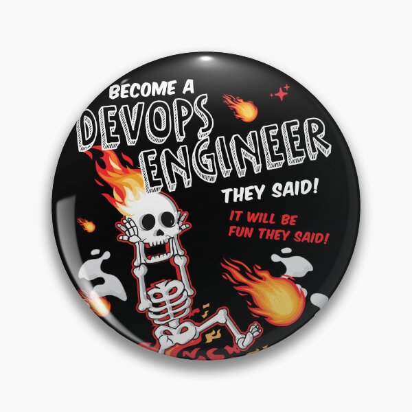 Item preview, Become a DevOps Engineer They Said Funny IT Professional designed and sold by Uppercase Tees.