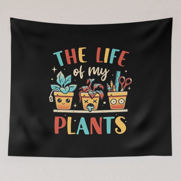 Item preview, The Life Of My Plants - Cute Plant Pots designed and sold by Snouleaf.