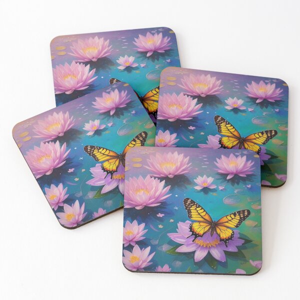 Item preview, Swallowtail in Water Lilies designed and sold by IvaRenee.