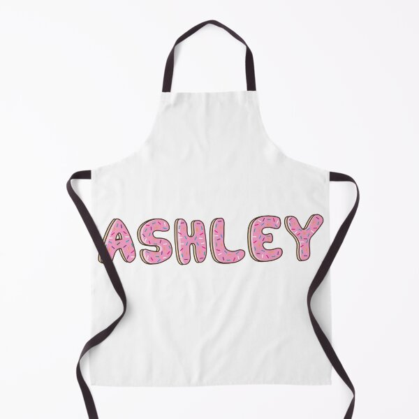 Item preview, Ashley Name word Shaped Like Pink Donuts designed and sold by ITCHAWAWAA.