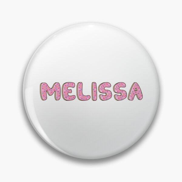 Item preview, Melissa Name word Shaped Like Pink Donuts  designed and sold by DonutsWords.