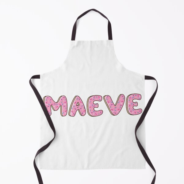 Item preview, Maeve Name word Shaped Like Pink Donuts designed and sold by ITCHAWAWAA.