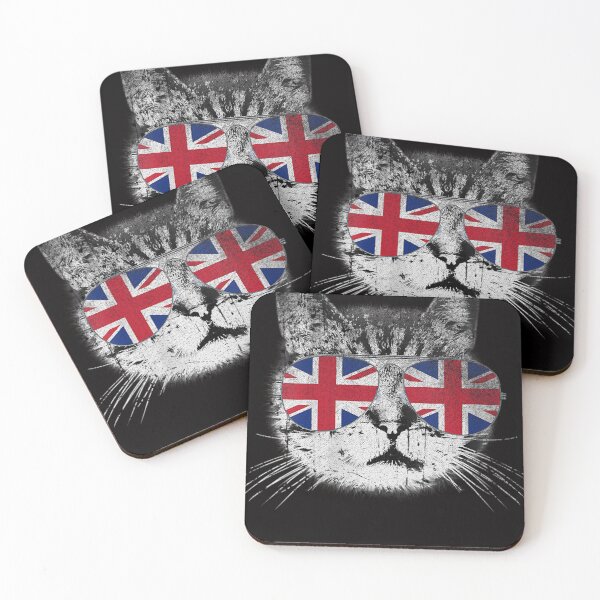 Item preview, womens cat  jack flag country retro england british designed and sold by SusanmcGee.