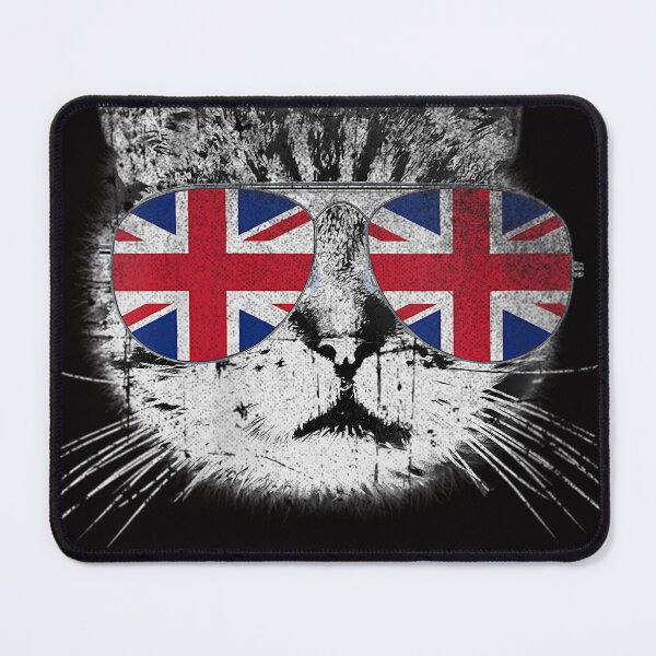 Item preview, womens cat jack flag country retro england british designed and sold by SusanmcGee.
