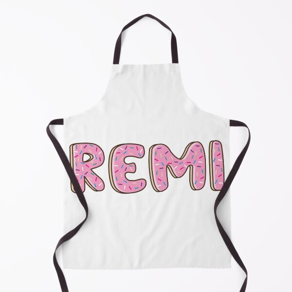 Item preview, Remi Name word Shaped Like Pink Donuts designed and sold by DonutsWords.