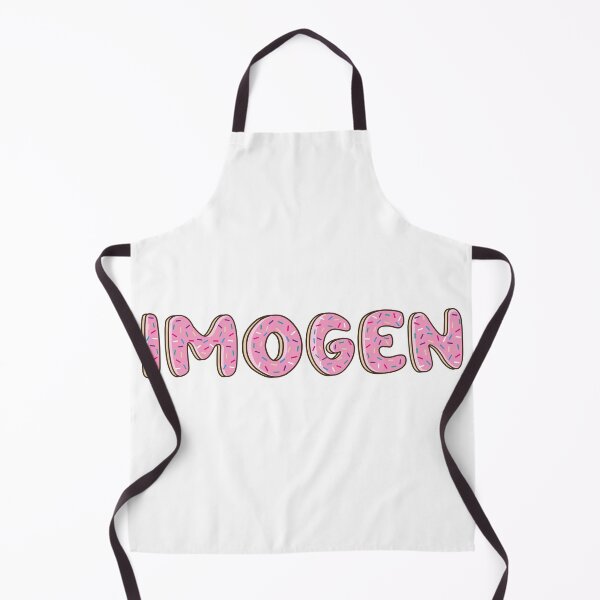 Item preview, imogen Name word Shaped Like Pink Donuts  designed and sold by DonutsWords.