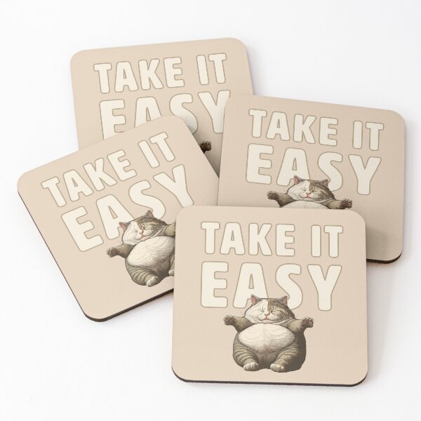 Item preview, take it easy funny cat designed and sold by La Loca.