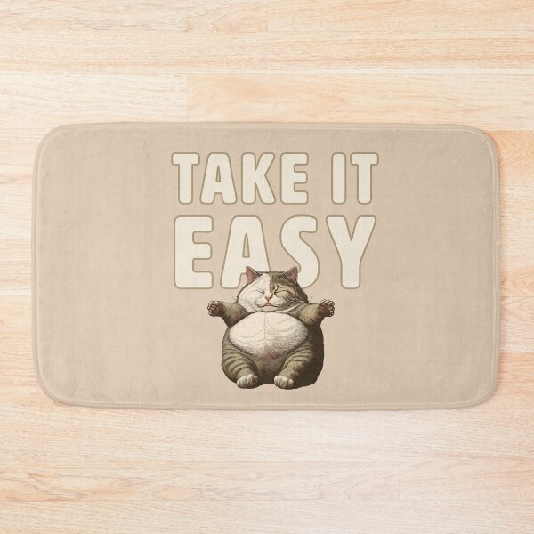 Item preview, take it easy funny cat designed and sold by La Loca.