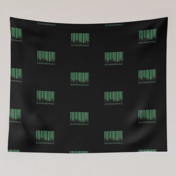 Item preview, Black Forest Barcode designed and sold by backpack-it.