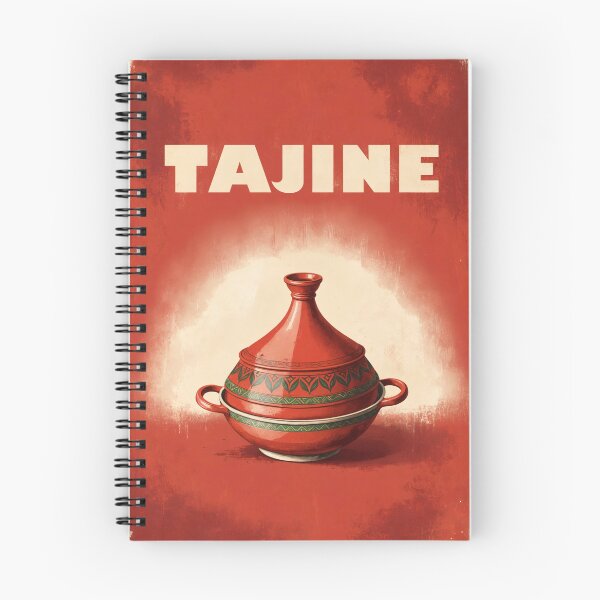 Item preview, Vintage Red Tajine Pot Design designed and sold by Rokoyo Prints.