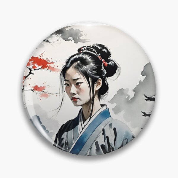 Item preview, Samurai woman warrior poster designed and sold by ShenGha-design.