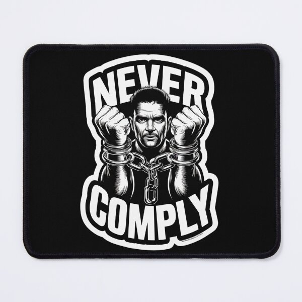 Item preview, Never Comply designed and sold by Peter Stawicki.