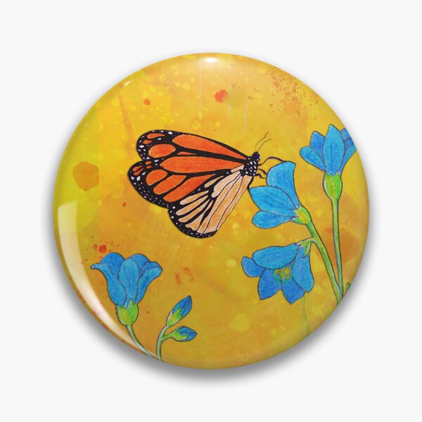 Item preview, Monarch on Flax designed and sold by SabinesNook.