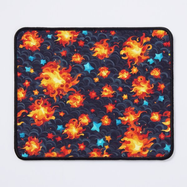 Item preview, Abstract Fireballs Night Sky Pattern designed and sold by calibrit.