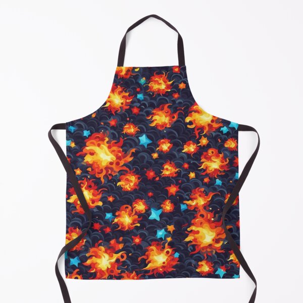 Item preview, Abstract Fireballs Night Sky Pattern designed and sold by calibrit.