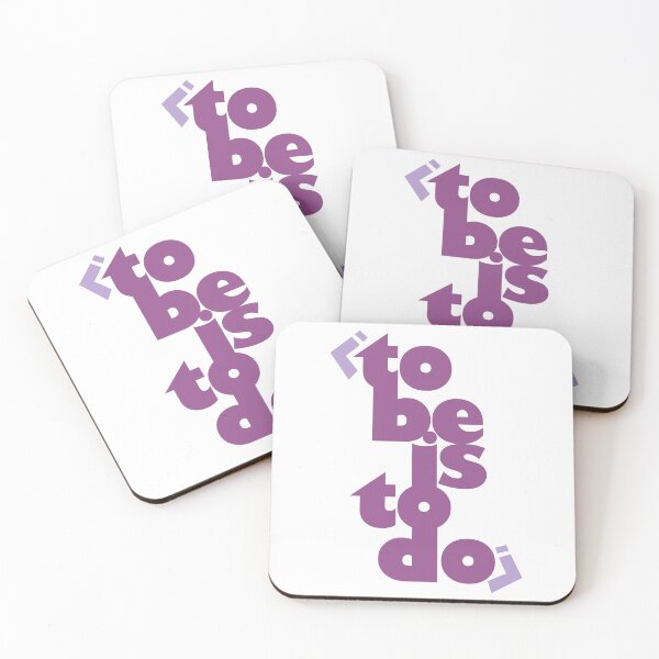 Item preview, To be is to do Lettering Design designed and sold by Khotekmei.