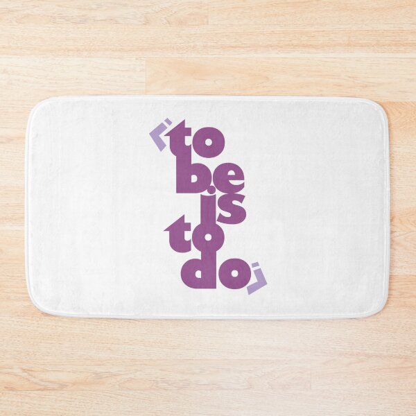 Item preview, To be is to do Lettering Design designed and sold by Khotekmei.