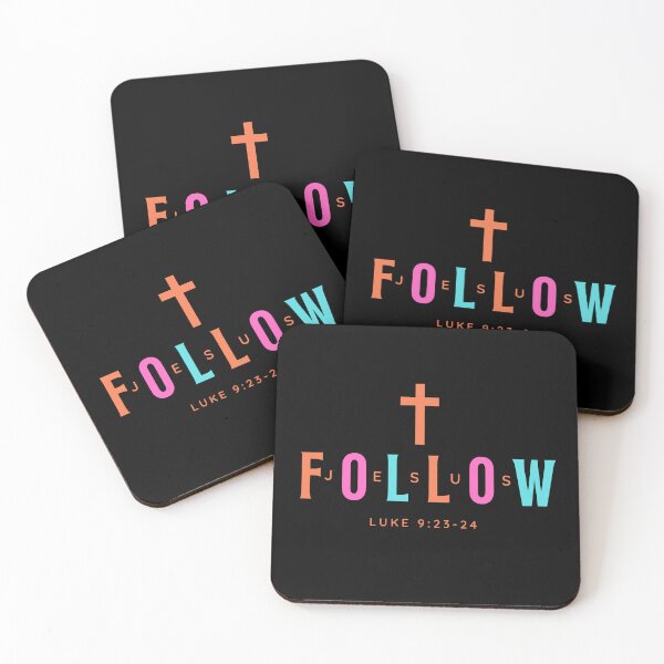 Item preview, Follow Jesus Colorful Bible Verse,Christian Men Godly Quotes, Inspirational  Christian Woman Design designed and sold by mattlee20.
